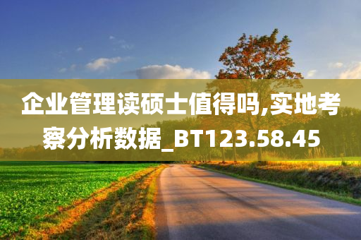 企业管理读硕士值得吗,实地考察分析数据_BT123.58.45