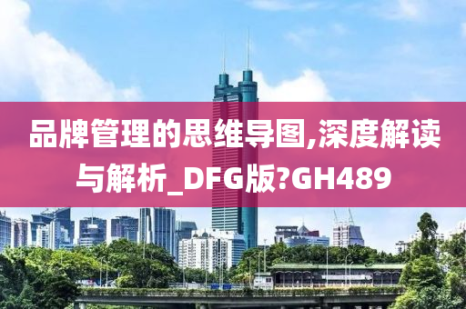 品牌管理的思维导图,深度解读与解析_DFG版?GH489