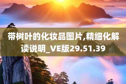 带树叶的化妆品图片,精细化解读说明_VE版29.51.39