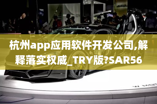 杭州app应用软件开发公司,解释落实权威_TRY版?SAR56