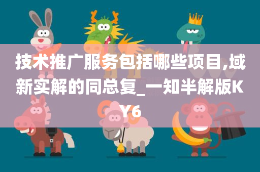 技术推广服务包括哪些项目,域新实解的同总复_一知半解版KY6