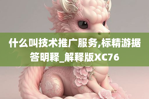 什么叫技术推广服务,标精游据答明释_解释版XC76