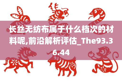 长丝无纺布属于什么档次的材料呢,前沿解析评估_The93.36.44