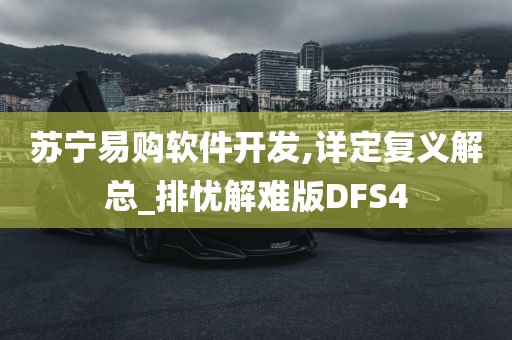 苏宁易购软件开发,详定复义解总_排忧解难版DFS4