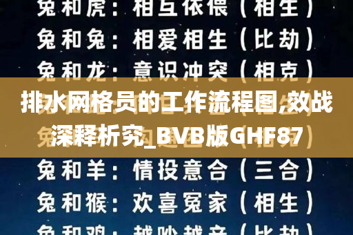 排水网格员的工作流程图,效战深释析究_BVB版GHF87