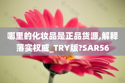 哪里的化妆品是正品货源,解释落实权威_TRY版?SAR56